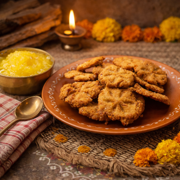 Jaggery Thekua (Pure Ghee)